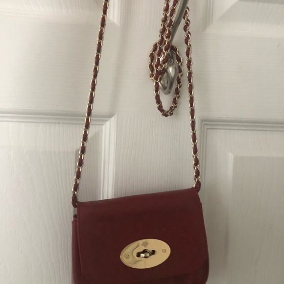 Mulberry Red Mini Lily Handbag - Picture 7 of 7